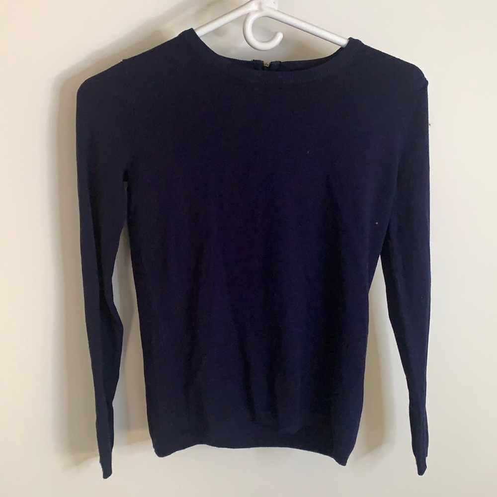 Premise Studio Navy Blue Long Sleeve Sweater Size XS